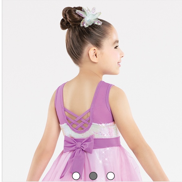 Revolution Dancewear Listen With Your Heart ballet recital costume, Med Child - Picture 3 of 8